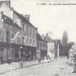 La rue d'Anet avec l'imprimerie